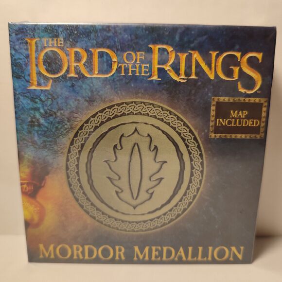 The Lord Of The Rings Gondor Mordor & Elven Medallions Set Official Figurines - Picture 4 of 8